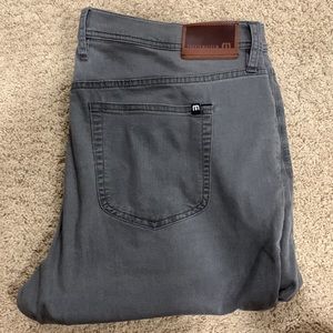 Mens size 38 Travis Mathew grey jeans